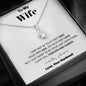 To my Wife - your last everything -bw - Alluring Beauty Necklace - Jewelry 2