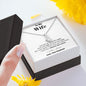 To my Wife - your last everything -bw - Alluring Beauty Necklace - Jewelry 6