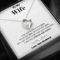 To my Wife - your last everything - Bw - Forever Love Necklace - Jewelry 4