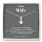 To my Wife - your last everything - Gray 2 - Alluring Beauty Necklace - Jewelry 12