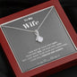 To my Wife - your last everything - Gray 2 - Alluring Beauty Necklace - Mahogany Style Luxury Box - Jewelry 7