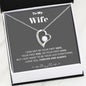 To my Wife - your last everything - Gray 2- Forever Love Necklace - Jewelry 10