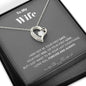 To my Wife - your last everything - Gray 2- Forever Love Necklace - Jewelry 3