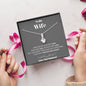 To my Wife - your last everything - Gray - Alluring Beauty Necklace - Jewelry 13