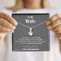 To my Wife - your last everything - Gray - Alluring Beauty Necklace - Jewelry 5