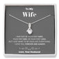 To my Wife - your last everything - Gray - Alluring Beauty Necklace - Jewelry 12