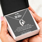 To my Wife - your last everything - Gray - Forever Love Necklace - Jewelry 11