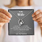 To my Wife - your last everything - Gray - Forever Love Necklace - Jewelry 13