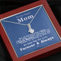 To our Super Mom - Queen Momma - Alluring Beauty Necklace - Mahogany Style Luxury Box - Jewelry 7