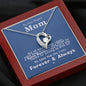 To our Super Mom - Queen Momma - Forever Love Necklace - Mahogany Style Luxury Box - Jewelry 6