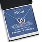 To our Super Mom - Queen Momma - Interlocking Hearts Necklace - Jewelry 6