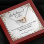 Unbiological Sister - Interlocking Hearts Necklace - Mahogany Style Luxury Box - Jewelry 4