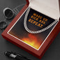 Wake up Kick Ass Repeat - Cuban Link Chain Necklace - Jewelry 5