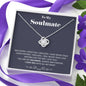 You are my Soulmate - Blue - Love Knot Necklace - Jewelry 4