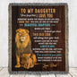 To My Daughter From Dad Beautiful Chapter Gift - Father To Daughter Gifts - Heirloom Woven Blanket - Jewelry 4
