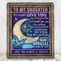 Heirloom Woven Blanket For Daughter - To My Daughter Birthday Anniversary Christmas Gift - Jewelry 3