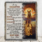 Mother To Daughter Gifts - To My Daughter Promise From Mom Gift - Heirloom Woven Blanket - Jewelry 5