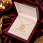 Custom Name Necklace – Personalized Monogram Logo Necklace Stainless Steel or Yellow Gold Finish - Jewelry 14