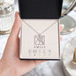Custom Name Necklace – Personalized Monogram Logo Necklace Stainless Steel or Yellow Gold Finish - Jewelry 11