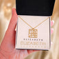 Custom Name Necklace – Personalized Monogram Logo Necklace Stainless Steel or Yellow Gold Finish - Jewelry 8