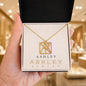 Custom Name Necklace – Personalized Monogram Logo Necklace Stainless Steel or Yellow Gold Finish - Jewelry 12