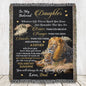 Dad To Daughter Gifts - To My Beloved Daughter From Dad Gift - You Are My Sunshine - Heirloom Woven Blanket - Jewelry 2
