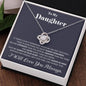 Daughter’s Love Knot Necklace - Perfect Daughter Gift - Timeless Beauty Unbreakable Bond - Jewelry 8