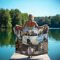 Printed Woven Blanket 56’’ x 46’’ with Woven Texture - 56’’ x 46’’ Printed Woven Blanket - Blanket 2