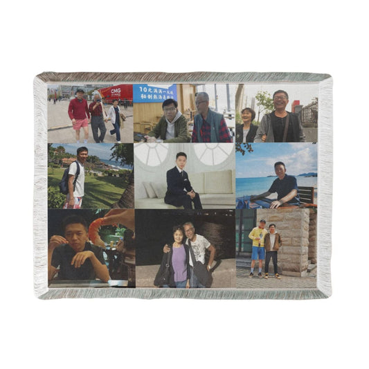 Printed Woven Blanket 56’’ x 46’’ with Woven Texture - 56’’ x 46’’ Printed Woven Blanket - Blanket 1