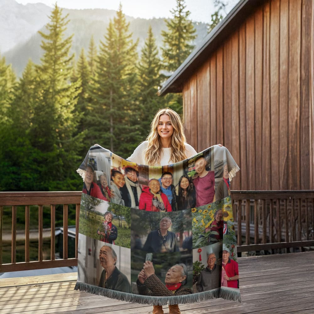 Printed Woven Blanket Landscape 56’’ x 46’’ - 56’’ x 46’’ Printed Woven Blanket - Blanket 4