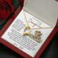 To my Beautiful Daughter - First Breath - Forever Love Necklace - Gifts for Daughters from Dad Daughter Necklace Daughter