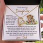 To my Beautiful Daughter - First Breath - Forever Love Necklace - Gifts for Daughters from Dad Daughter Necklace Daughter