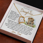 To my Beautiful Daughter - First Breath - Forever Love Necklace - Gifts for Daughters from Dad Daughter Necklace Daughter