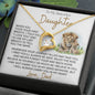 To my Beautiful Daughter - First Breath - Forever Love Necklace - Gifts for Daughters from Dad Daughter Necklace Daughter