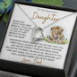 To my Beautiful Daughter - First Breath - Forever Love Necklace - Gifts for Daughters from Dad Daughter Necklace Daughter