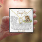 To my Beautiful Daughter - First Breath - Forever Love Necklace - Gifts for Daughters from Dad Daughter Necklace Daughter