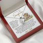To my Beautiful Daughter - First Breath - Forever Love Necklace - Gifts for Daughters from Dad Daughter Necklace Daughter