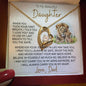 To my Beautiful Daughter - First Breath - Forever Love Necklace - Gifts for Daughters from Dad Daughter Necklace Daughter