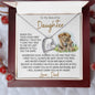 To my Beautiful Daughter - First Breath - Forever Love Necklace - Gifts for Daughters from Dad Daughter Necklace Daughter