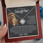 To My Beautiful Daughter - Promise - From Dad - Love Knot Necklace Gifts For Daughter Daughter Gifts Daughter Necklace Daughter Birthday