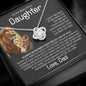To My Beautiful Daughter - Promise - From Dad - Love Knot Necklace Gifts For Daughter Daughter Gifts Daughter Necklace Daughter Birthday