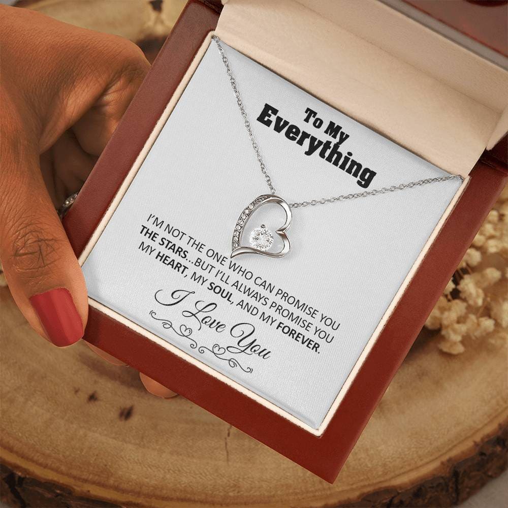 To my Everything - Promise you my Heart my Soul and my Forever - Forever Love Necklace Gift - Jewelry 38