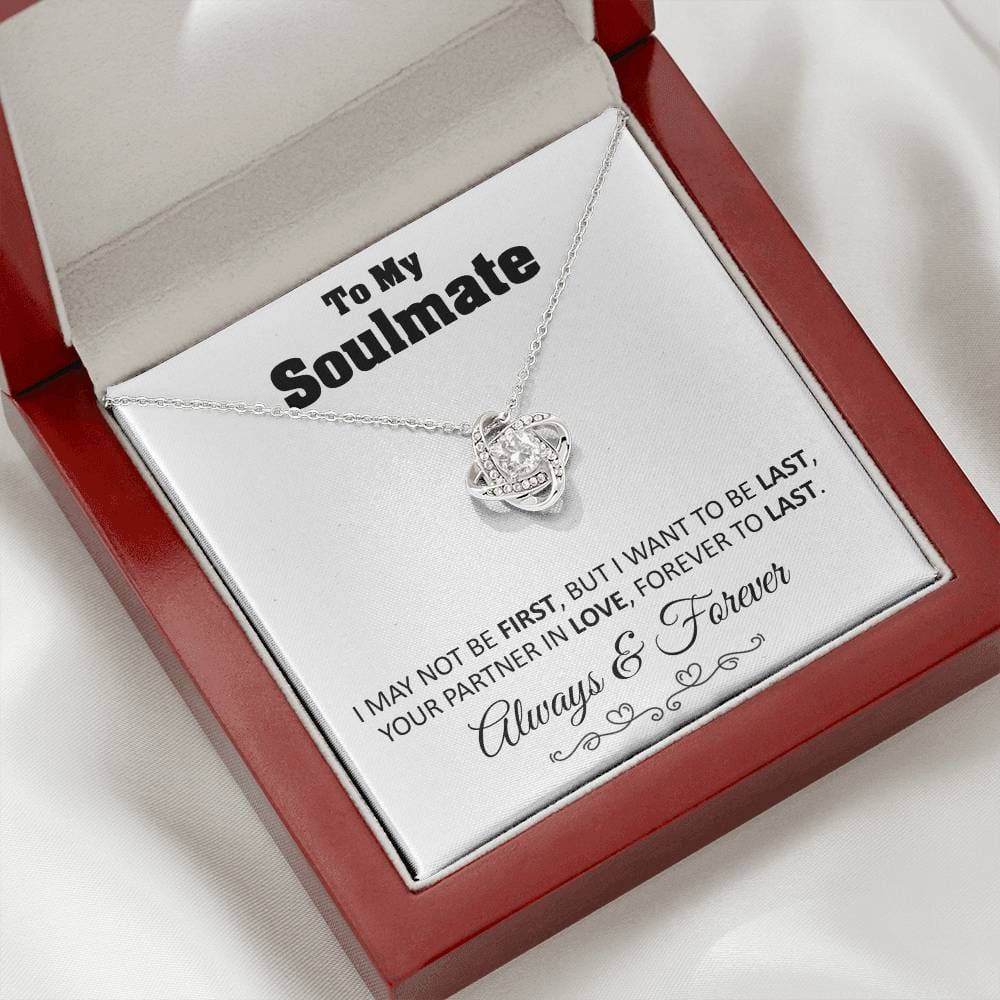 To My Soulmate – Forever To Last - Love Knot Necklace - Luxury Gift For Soulmates - Jewelry 6