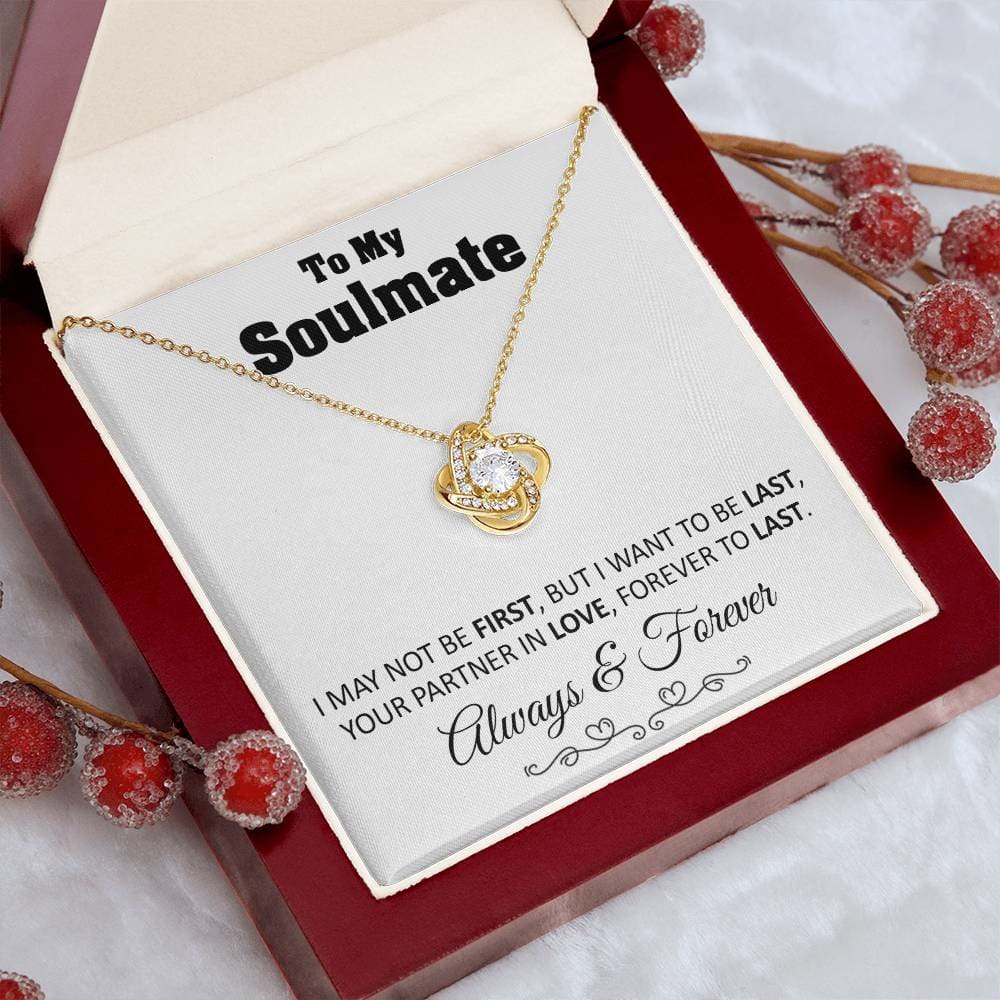 To My Soulmate – Forever To Last - Love Knot Necklace - Luxury Gift For Soulmates - Jewelry 11