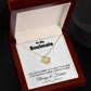 To My Soulmate – Forever To Last - Love Knot Necklace - Luxury Gift For Soulmates - Jewelry 3