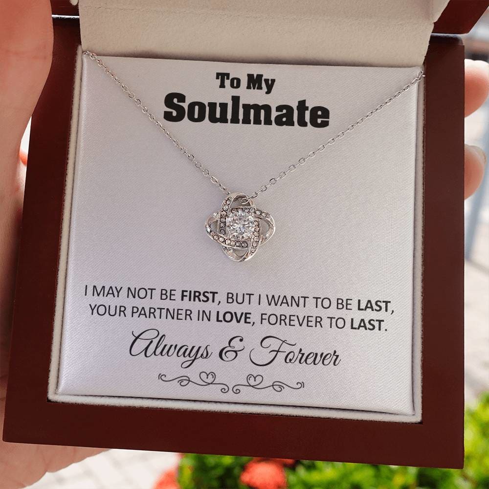 To My Soulmate – Forever To Last - Love Knot Necklace - Luxury Gift For Soulmates - Jewelry 7