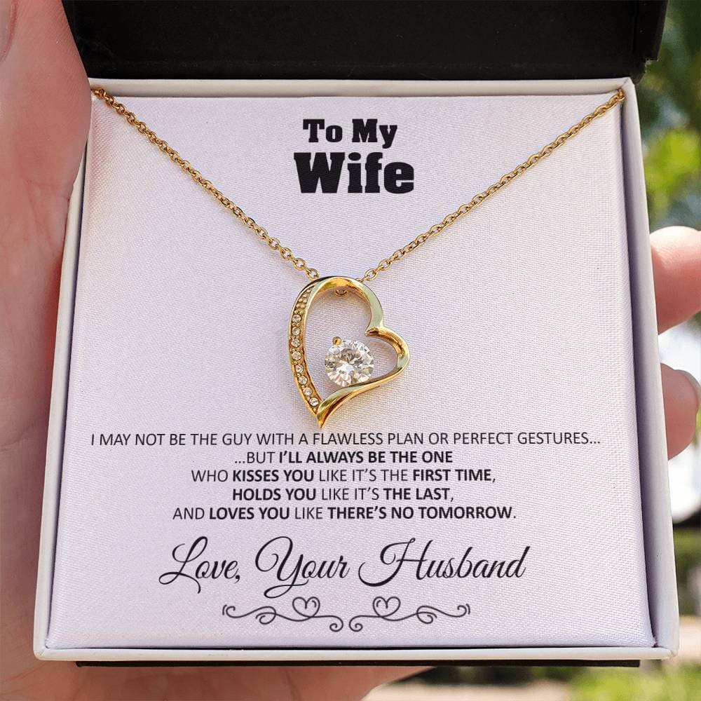 To my Wife - Love you Like There’s no Tomorrow - Forever Love Necklace Gift - Jewelry 39