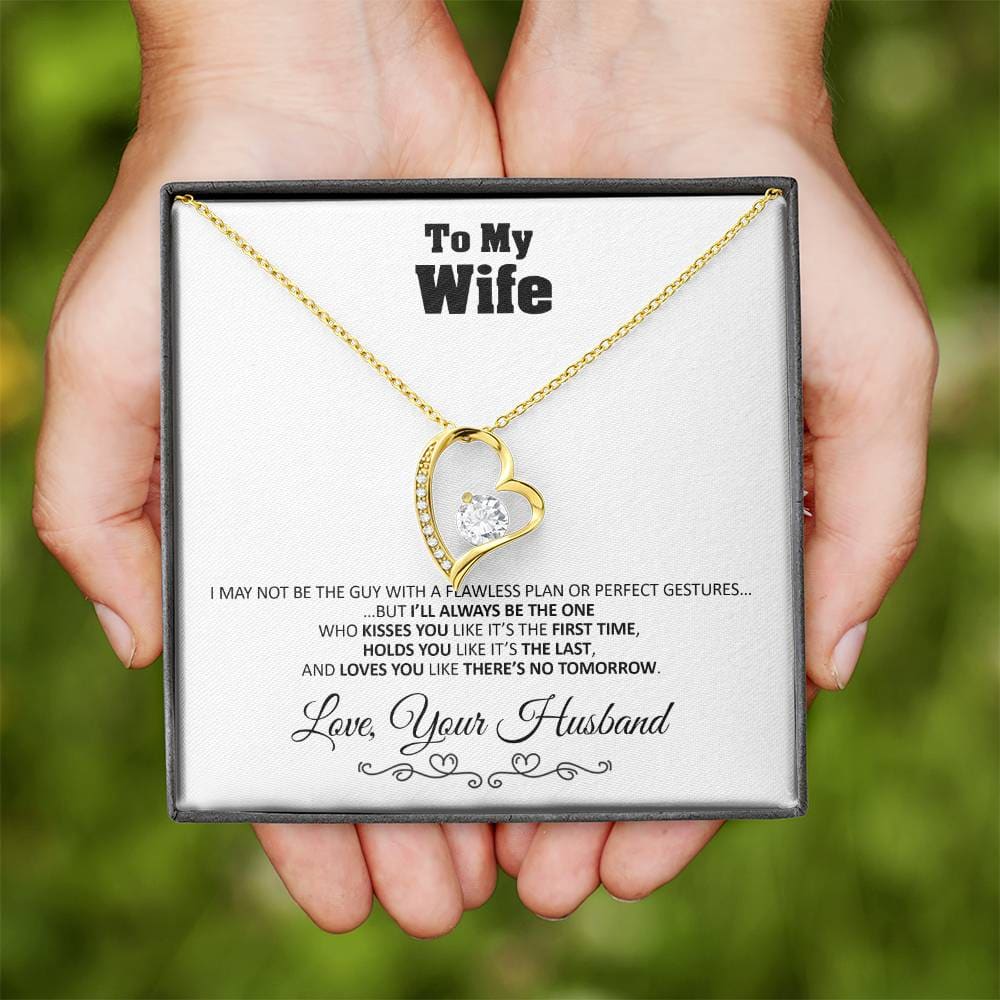 To my Wife - Love you Like There’s no Tomorrow - Forever Love Necklace Gift - Jewelry 36