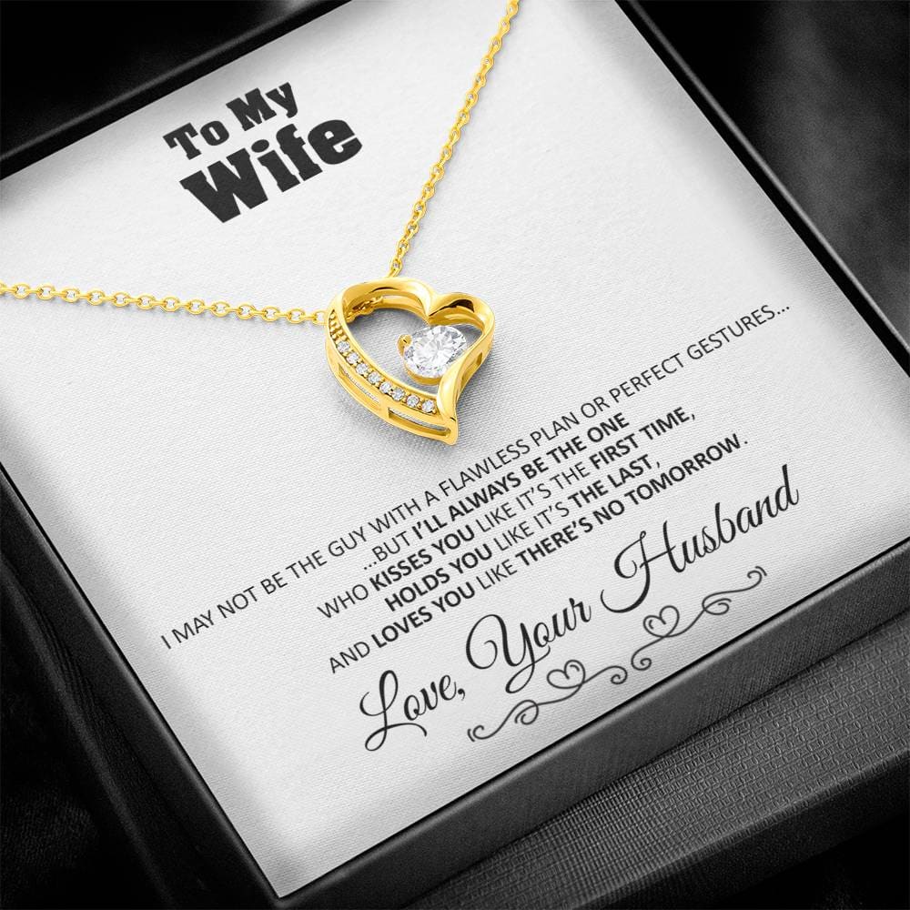 To my Wife - Love you Like There’s no Tomorrow - Forever Love Necklace Gift - Jewelry 34