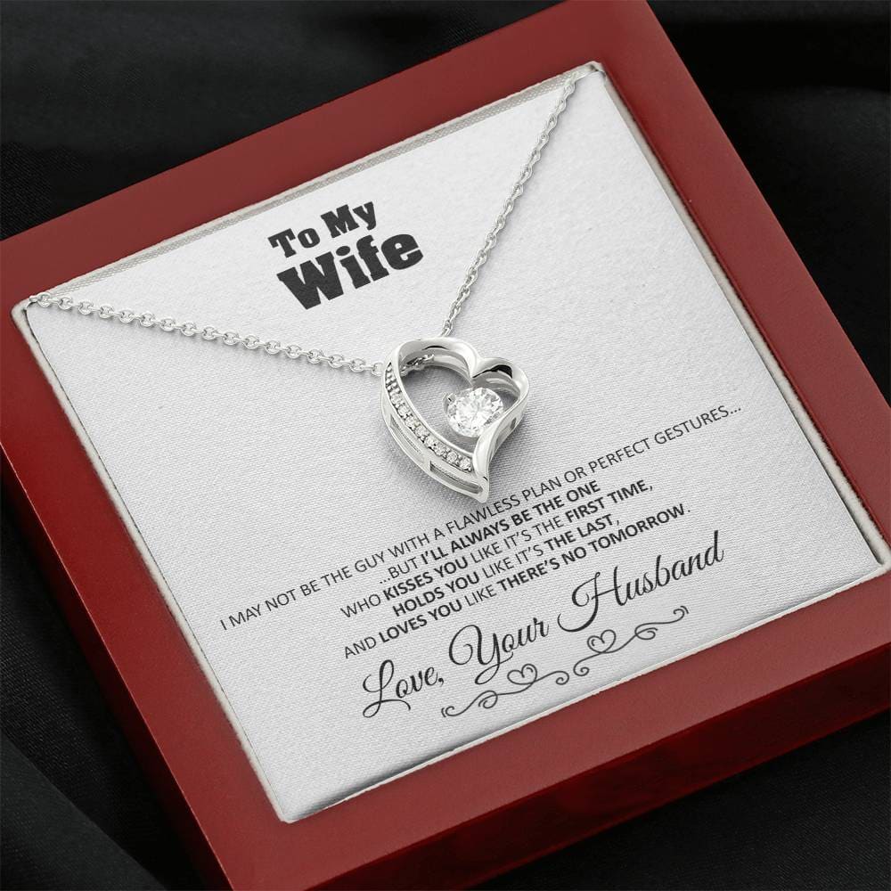 To my Wife - Love you Like There’s no Tomorrow - Forever Love Necklace Gift - Jewelry 16